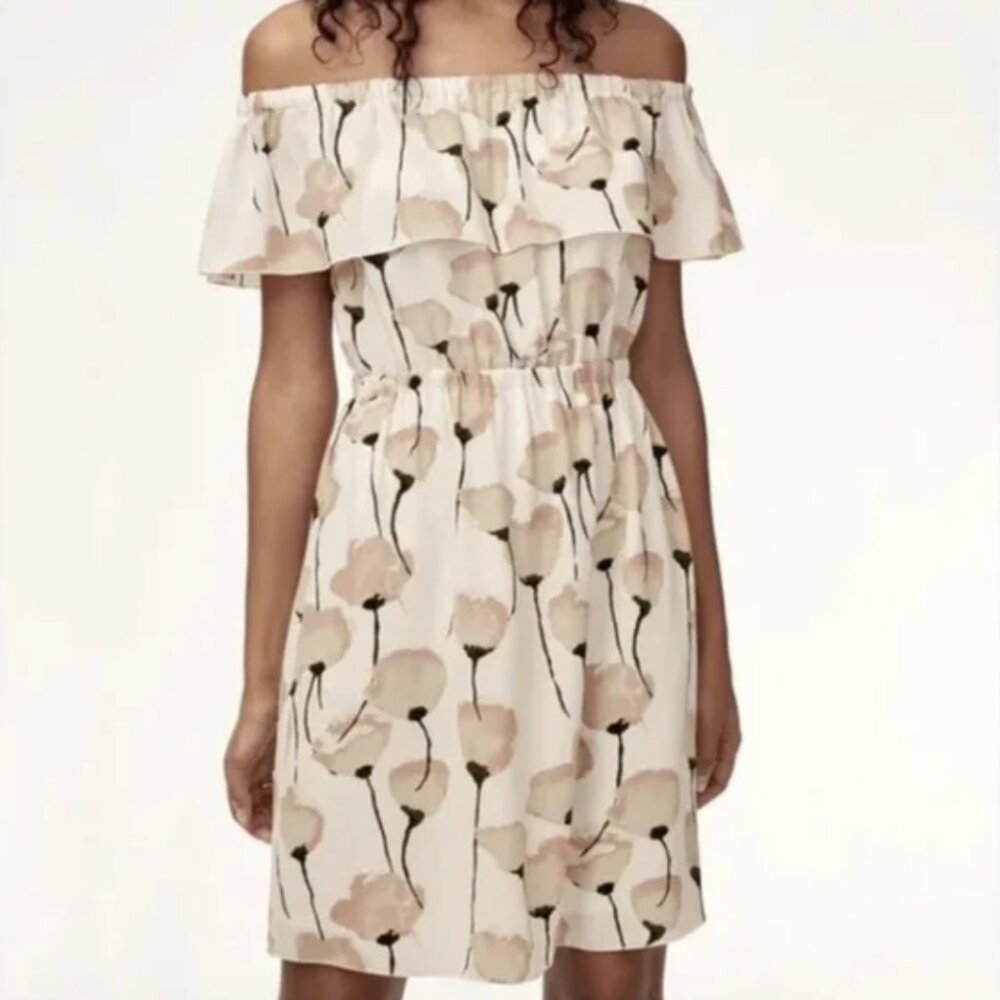 Wilfred Hosta Floral Off-Shoulder Dress